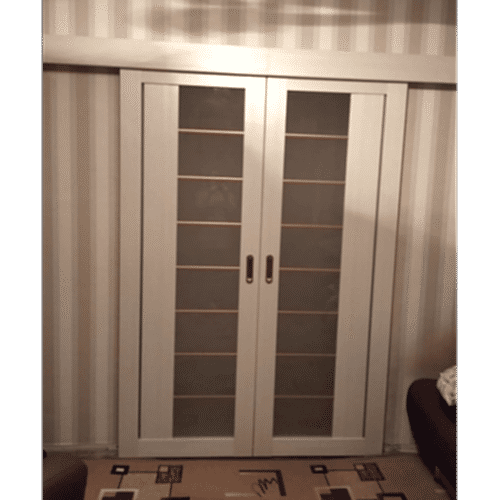 Дверь складная ТУРИН 501.2 с молдингом, экошпон (ст.матовое) Дверь складная ТУРИН 501.2 с молдингом, экошпон (ст.матовое)